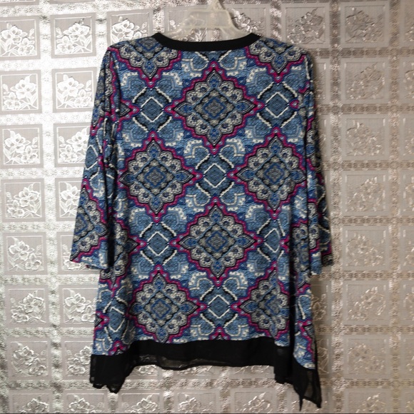 CATO Est. 1948 Multi-color Plus Size Top - Picture 5 of 8